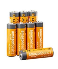 Amazon Basics 8-Pack AA Alkaline High-Performance Batteries, 1.5 Volt, 10-Year Shelf Life 8 Count (Pack of 1) 27 515WFrIovnL