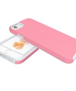 Alternative view of iPhone 7 Case, Hybrid Shock Modern Slim Non-Slip Grip Cell Phone Case for Apple iPhone 7 (2016) (Pink) Pink