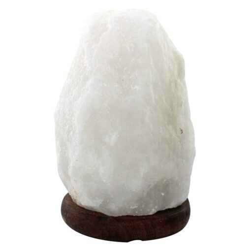 RELAXUS White Mini Salt Lamp, 1 EA