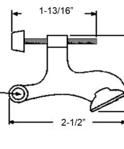 Nuk3y Hinge Pin Heavy Duty Adjustable Door Stop (12 Pack, Oil Rubbed Bronze) 12 Pack 5 515k88vjV3L