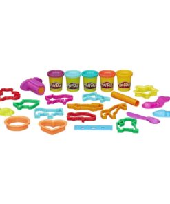 Alternative view of Play-Doh Fun Tub Playset, Starter Set for Kids with Storage, 18 Tools, 5 Non-Toxic Colors, Preschool Toys, Christmas Gifts, Ages 3+ (Amazon Exclusive)