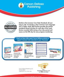 Alternative view of Carson Dellosa | Common Core Language Arts 4 Today Workbook | 5th Grade, 96pgs (Common Core 4 Today)