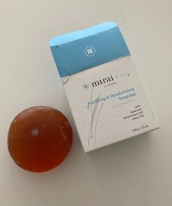 Mirai Clinical - Persimmon Soap Bar for Body 100g - Persimmon Soap - Japanese Body Odor Soap - Purifying and Deodorizing Natural Chemical-Free - Helps Eliminate Nonenal Soap Bar for Men & Women 3.52 Ounce (Pack of 1) 34 515non5K4sL 1