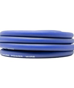 SoundBox 0 Gauge Blue Amplifier Power/Ground Wire 1/0 Ga Amp Cable, 25 Feet 9 515p537YQjL
