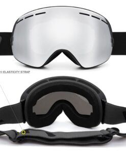 Alternative view of JULI Ski Goggles,Winter Snow Sports Snowboard Goggles with Anti-Fog Lens BNC A1-black / Silver