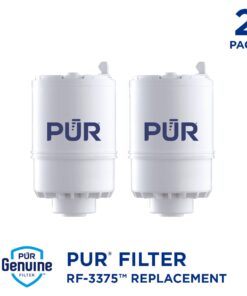 PUR Faucet Mount Replacement Filter 2-Pack, Genuine PUR Filter, 2-in-1 Powerful Filtration, Includes Lead Removal, 6-Month Value, White (RF33752) Filter Replacement 20 515tT GbmiL