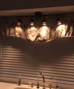 Globe Electric 59063 Norris 4-Light Track Lighting, Bronze, Oil Rubbed Finish, Champagne Glass Track Heads, Bulbs Included, 465 Lumen Without Dimmer 36 515ukGmNmPL