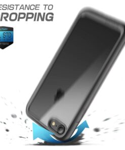 SUPCASE Unicorn Beetle Style Case for iPhone SE 3 (2022), iPhone SE 2020, iPhone 7, iPhone 8, Premium Hybrid Protective Clear Case (Black) Black 37 515x6c6bFxL