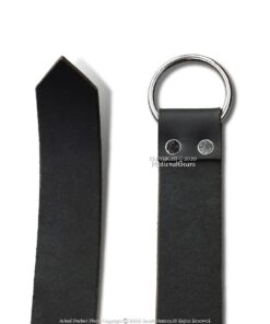 Medieval Gears Leather Ring Belt Strap Handmade Accessories Renaissance Dressing SCA LARP Costume Cosplay Black 7 5164hS6OPKS