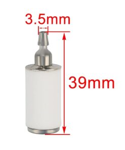 Hipa Primer Bulb Pump with Air Filter Fuel Filter Fuel Line Hose Tube Spark Plug Kit for Poulan Craftman Mcculloch MAC Chainsaw Parts 530037793 17 5167kGHownL