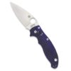 Spyderco Manix 2 Signature Knife with 3.37" CPM S110V Steel Blade and Durable Dark Blue G-10 Handle - PlainEdge - C101GPDBL2 28 516AYIrwisL