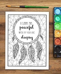 Mom Life: A Snarky Adult Coloring Book 33 516Gi6MzKQL