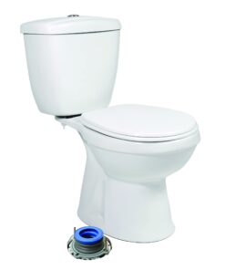 Danco 10879 All-in-One Toilet Installation Kit with Perfect Seal Wax Ring & Zero Cut Bolts, Blue and Gray, 1-Pack 1 Pack 32 516L a6sUxL