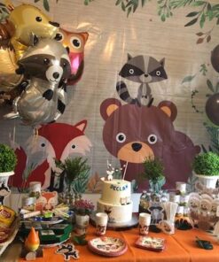 Woodland Critters Ultimate 14pc Balloon Party Kit 10 516SsaRRsbL