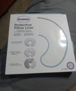 Boppy Original Support Nursing Pillow Protective Liner, Bright White, A Liner for Between Boppy Support and Cover, Machine Washable and Wipeable, Extends Time Between Washes, Liner Only 16 516VgVPbVWL