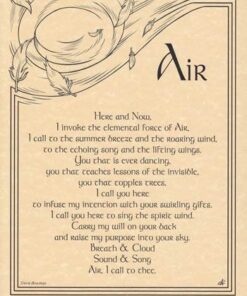 Air Invocation Print 8 1/2 x 11 Parchment