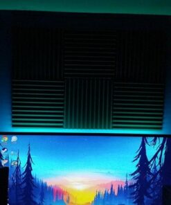 Foamily 12 Pack- Acoustic Panels Studio Foam Wedges 1" X 12" X 12" 26 516VyvhZbiL