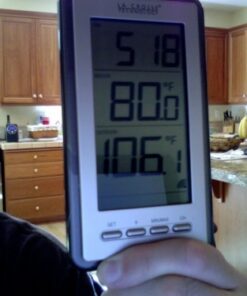 La Crosse Technology WS-9160UV3 Wireless Digital Thermometer Titanium 39 516awFB6CyL