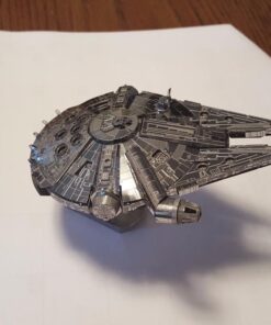 Metal Earth Fascinations ICONX Premium Series Star Wars Millennium Falcon 3D Metal Model Kit 28 516bQm59WL