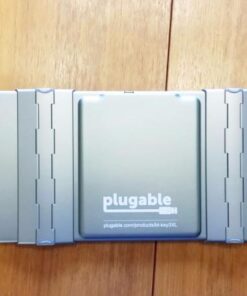 Plugable Foldable Bluetooth Keyboard Compatible with iPad, iPhones, Android, and Windows, Full-Size Multi-Device Keyboard, Wireless and Portable with Included Stand for iPad/iPhone (11.5 inches) 40 516cdwcUVWL