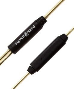 Symphonized NRG 2.0 Wood Earbuds Wired, in Ear Headphones with Microphone for Computer & Laptop, Noise Isolating Earphones for Cell Phone, Ear Buds with Booming Bass (Gold) Gold 26 516cuLdvbhL