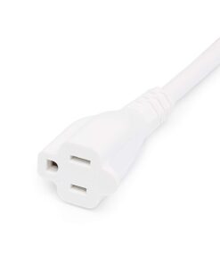 Amazon Basics Extension Cord, 13 Amps, 125V, 10 Foot, White 10-Foot Single 13 516lBmohW8L