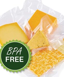 FoodVacBags 100 8" x 12" Quart Vacuum Seal Bags, Food Storage, Food Saver compatible, BPA Free, Commercial Grade, Heavy Duty, Sous Vide Cooking 14 516nQ92Lz5L