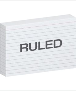 Oxford 4" x 6" Ruled White Index Cards, 100/Pack 1 10 516pIcR6uKL