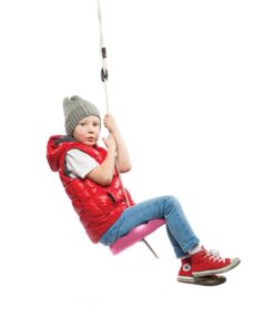 Alternative view of SUMMERSDREAM Disk Seat Swing Daisy Disc Monkey Swing Rope Tree Swing (Pink) Pink