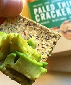 Julian Bakery Paleo Thin Crackers | Salt & Pepper | USDA Organic | Gluten-Free | Grain-Free | GMO Free | Low Carb | 6 Pack Salt&Pepper 6 Pack 8.4 Ounce (Pack of 6) 8 516sPFgI0xL