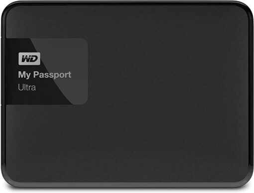 WD 1TB Black My Passport Ultra Portable External Hard Drive - USB 3.0 - WDBGPU0010BBK-NESN