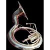 INDIAN HANDMADE BRASS FINISH SOUSAPHONE BRASS MADE TUBA MOUTH PIECE WITH CARRY BAG 25" 5 517 MyJPvGL