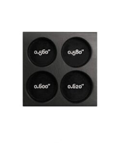 Hireko The Ferrule Block (Ferrule Installation Tool and Shaft Tip and Butt Measurement Gauge) Black 6 517 QLiNpQL