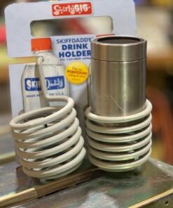 SkiffDaddy Drink Cup Holder - for Pontoon, Boat, Canoe, Patio Chair - 2 Pack 25 5172bUJ8pEL