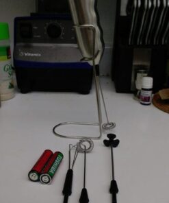 Ozeri Deluxe Milk Frother and Whisk in Stainless Steel with Stand and 4-Frothing Attachments 39 51747yclPGL