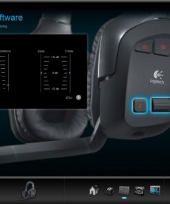 Logitech G Wireless Gaming Headset G930 with 7.1 Surround Sound, Wireless Headphones with Microphone 35 5175AmFxX0L