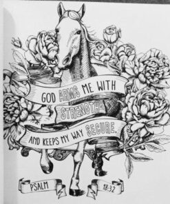 "Be Still" Inspirational Adult Coloring Therapy Featuring Psalms 44 5176H CD6jL