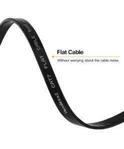 VANDESAIL Ethernet Cable, CAT7 Network Cable RJ45 High Speed STP LAN Cord for Laptop,PC,Router,Switch,Modem,PS4(2m6FT,2pack 6.5ft 2 25 517AnlAl9wL