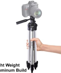 Acuvar 50" Smartphone, Camera & Camcorder Tripod with Phone Mount to Fit All Phones, iPhone & All Samsung Galaxy Android & Nikon Canon Sony Olympus Fuji Cameras & Much More with Carrying Bag Universal Mount 31 517AyJolUbL 2