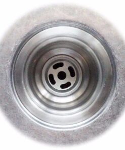 KES Kitchen Sink Drain Strainer 3-1/2-Inch Sink Drain Assembly Stopper with Deep Basket Cover Lid Rustfree SUS 304 Stainless Steel, S3001 39 517F vBY2 L