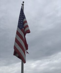 G128 - American Flag 5x8 ft USA US Flag Deluxe Embroidered Stars Sewn Stripes Brass Grommets Durable Indoor Outdoor Use 17 517Hyg0M7hL