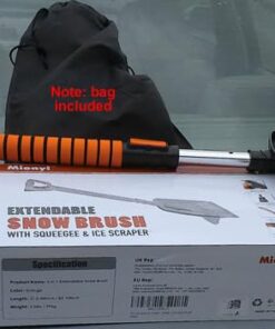 5in1 Car Snow Ice Scraper and Brush for Car SUV Trucks, 1x Ice Snow Shovel, 1x Heavy Duty 42" Extendable Snow Cleaning Brush Squeegee Broom, 1x Scratch Ice Snow Scraper Remover for Car Windshield 42" With Shovel 66 517O5rjUf3L