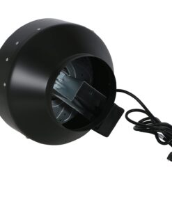 Hurricane 8 Inch Inline Fan 745 CFM - Quiet Fan with Steel Housing and Powder-Coated Finish, Easy Installation 8-Inch 23 517OK33GmqL