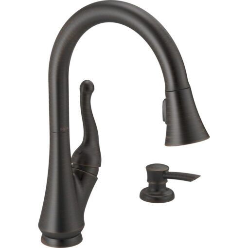 Delta Faucet Talbott Oil Rubbed Bronze Kitchen Faucet, Kitchen Faucets with Pull Down Sprayer, Kitchen Sink Faucet, Faucet for Kitchen Sink, Soap Dispenser, Venetian Bronze, Oil-Rubbed Bronze