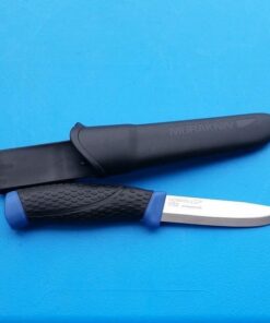 Morakniv Companion Fixed Blade Outdoor Knife with Sandvik Stainless Steel Blade, 4.1-Inch, Military Green 33 517PFi41QsL