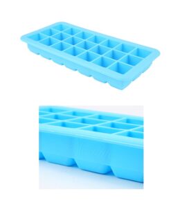 Mirenlife Ice Cube Trays Silicone with Lids, BPA Free Ice Cube Tray, Silicone Ice Trays for Chilled Drinks, Whiskey & Cocktail, 21 Cubes, Blue, Set of 2 10 517WAo7x3yL