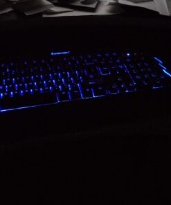 Soundbot SportsBot SS301 Blue LED Gaming Over-Ear Headset Headphone, Keyboard & Mouse Combo Set w/ 40mm Speaker Driver, Microphone, Multimedia Keys & Window Key Lock, 4 DPI Levels (BLU) 43 517WrGNlHPL