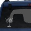 Tree of Gondor LOTR Decal Vinyl Sticker Auto Car Truck Wall Laptop | White | 5.5" x 4" 29 517Y3WQkCdL