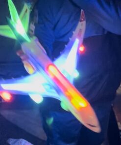 Kidsthrill Kids Airplane Toy, Bump & Go Technology, Toy Airplane With Flashing Colorful Lights Music & Airplane Sounds, Toddler Toys For Boys & Girls Gifts age 3 4 5 6 7 8 9 10 11 12 years old A380 33 517erDaFxVL
