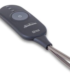 Sunbeam Heated Throw Blanket (Navy Plaid) 50" x 60" Navy 4 517kjfH69NL